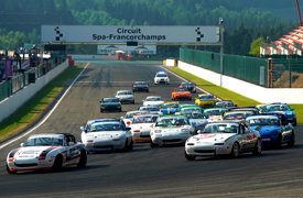 PRACHTIG RACEWEEKEND IN CONRAD MAZDA MaX5 CUP OP UITDAGENDE CIRCUIT VAN SPA/FRANCORCHAMPS