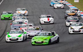 SLIPSTREAM SLEUTEL TOT SUCCES BIJ MAZDA MX-5 CUP TIJDENS DTM WEEKEND 