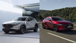 MAZDA3 EN CX-30 INTRODUCEREN MEER VEILIGHEID, EEN VERFIJND ONTWERP EN EEN UITGEBREIDERE LINE-UP